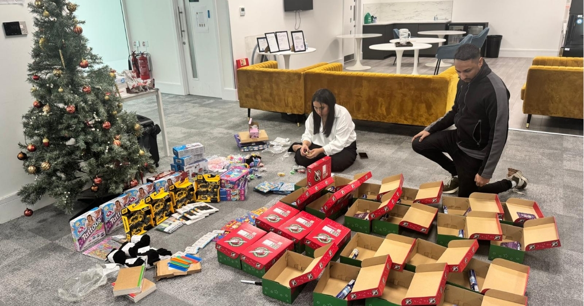 25 Shoeboxes, One Shared Purpose: Spreading Joy Beyond the Workplace